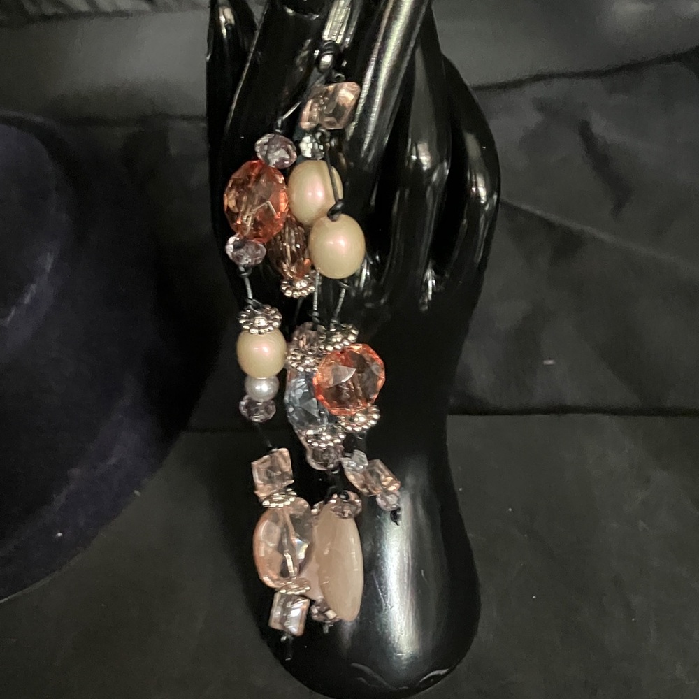 Elegant Beaded Dangle Earrings